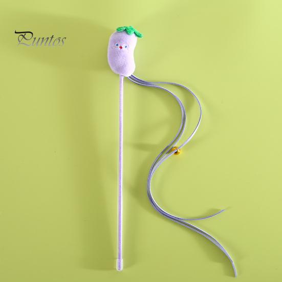 Игрушка-палочка для кошек, интерактивная устойчивая к укусам плюшевая палочка с мультяшными фруктами, палочка для кошек, привлекает внимание, игрушка-палочка для котенка, игрушка-палочка для игр