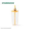 Starbucks 530ml Glass Cup with Straw
