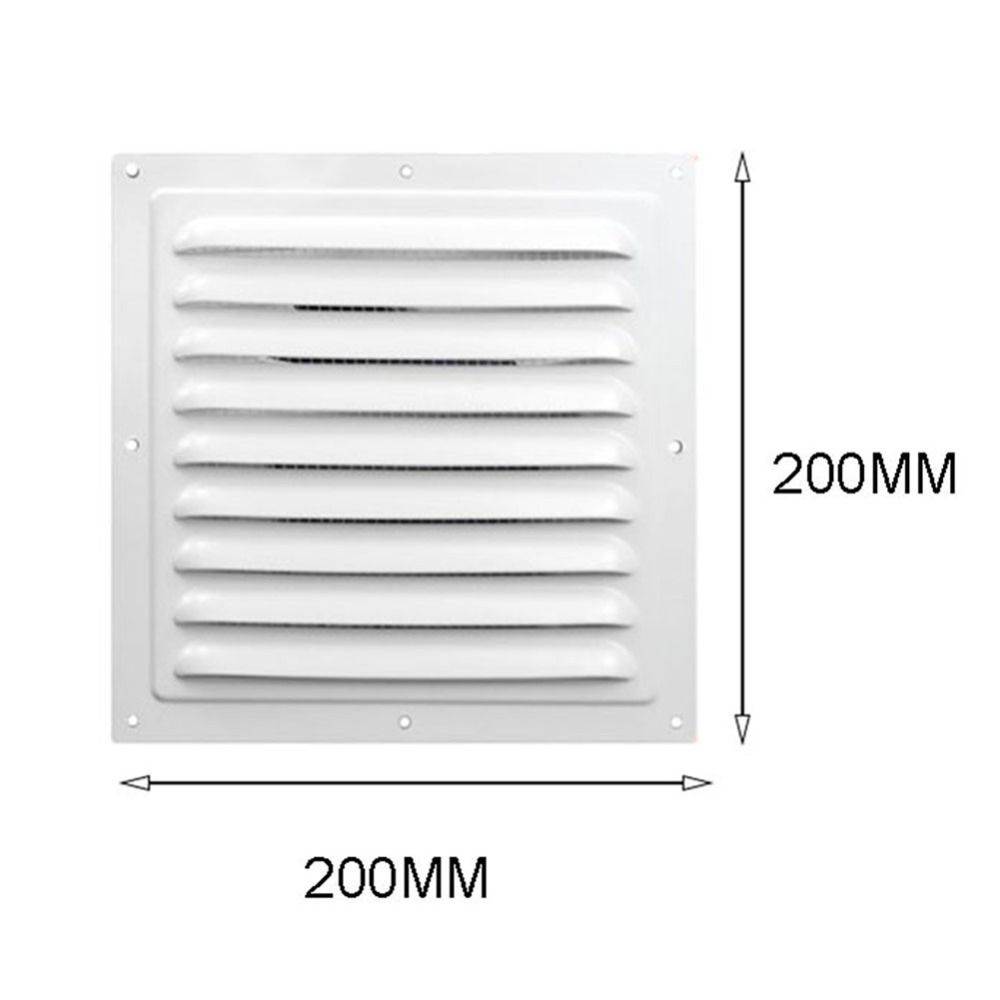 Heating Cooling Vents Plate Air Vent Grille Aluminum Alloy Insect Screen Cover Ventilation Cover