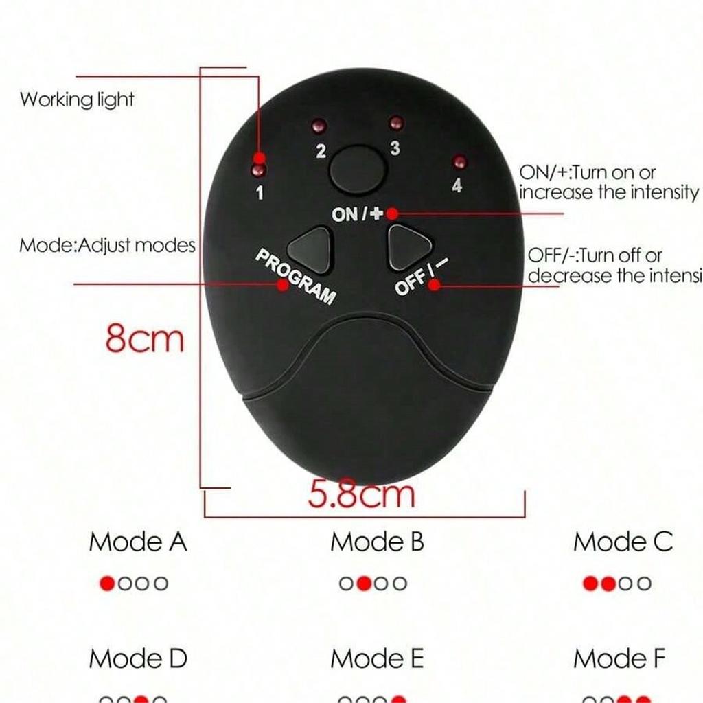 EMS Fitness Abdominal Device Rechargeable Exercise Abdominal Consolidator Abdominal Muscle And Abdominal Muscle Patch
