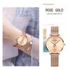 Hannah Martin Small Seconds Dial Quartz Movement Fashion Watch Waterproof Simple Women Gold Mesh Belt Top Brand Ladies Watches