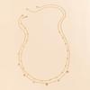 2Pcs  Waist Chains Double Layer Round Pendant Jewelry Hip Hop Multilayer Belly Chains for Party