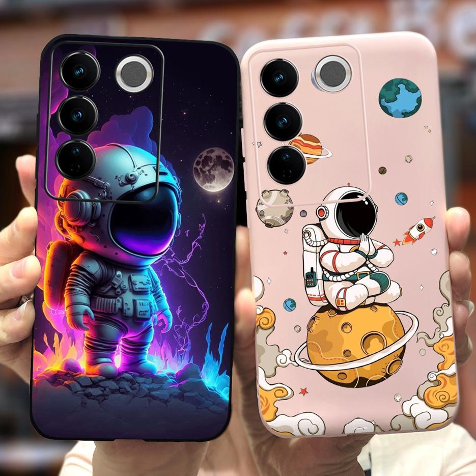 Чехол для Vivo V27 Чехол для Vivo V27e V2237 Милый Модный Расписной Чехол Мягкий Силиконовый Чехол для Телефона Для Vivo V27 Pro V 27 V27e Задняя Крышка Сумки