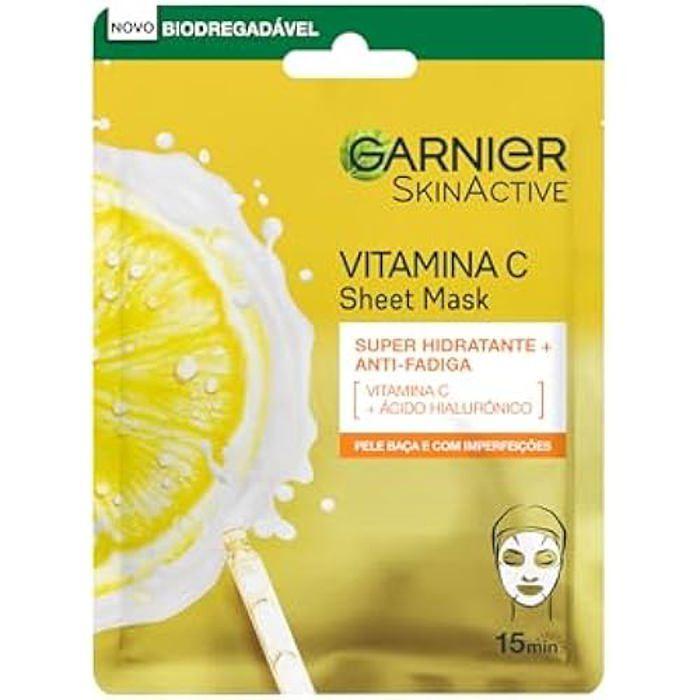 Тканевая маска - GARNIER - SKINACTIVE ВИТАМИН C - Увлажняющая - Осветляющая - Веганская