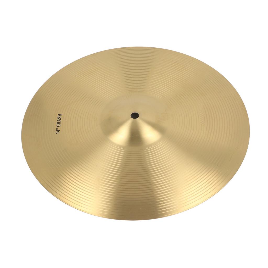 Crash Cymbal, четкий звук, латунная джазовая барабанная тарелка для профессиональных любителей музыки, 14 дюймов