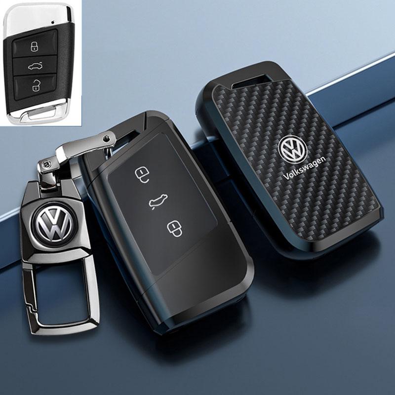 Для VOLKSWAGEN Новый Чехол-Оболочка из Кожи и Цинкового Сплава для Автомобильного Ключа Для VW Volkswagen Magotan Passat B8 Skoda Superb Kodiaq A7 Автомобильный Ключ