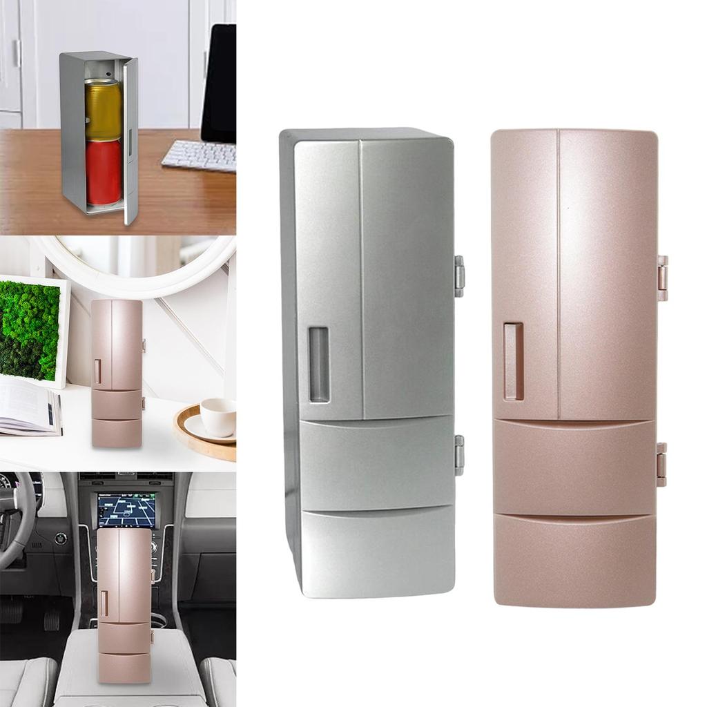 Универсальный автомобильный холодильник USB мини-холодильник портативные охладители и подогреватели для путешествий общежития вождения еды напитков