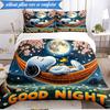 Cute Dog Sweet Dreams 3pcs K-pop music group Bedding set,Ideal for Bedroom, Dormitory,Including Duvet Cover And 2pcs Pillowcases,Fan gifts