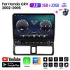 10 Inch Android Car Stereo Radio 2Din For Honda CRV 2002-2005 With Button Knob Multimedia Video Player GPS Navigation Carplay 2+32GB