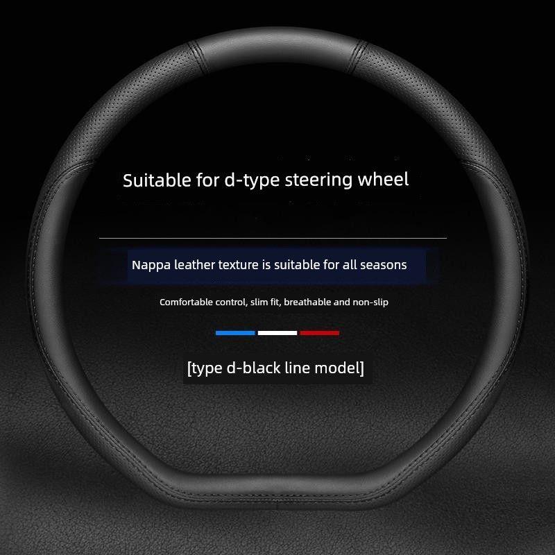 Suitable for Byd Tang Song Plus Song Max G3 G5 Qin Pro Surui S7 F6 F3 Car Steering Wheel Cover Genuine Leather