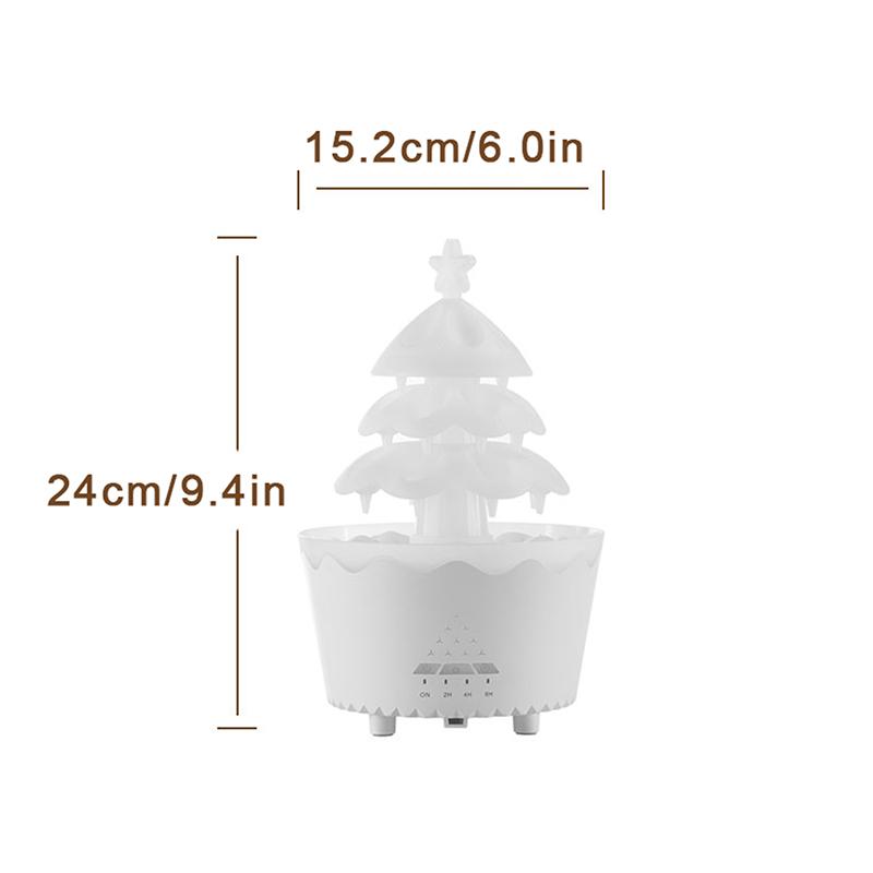 Ароматизатор с цветными каплями дождя, очиститель воздуха, вращающийся, Lucky Tree, дождевое облако, аромадиффузор, капающая вода, духи, дом