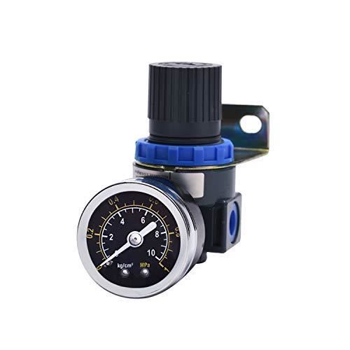 Réducteur De Pression - Nouveau Modèle - Plage De Pression 0-10 Bar - Manomètre De Précision - Supports En Acier