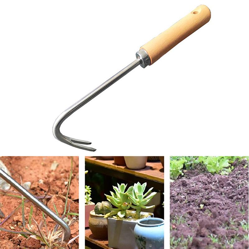 1 шт. Садовые инструменты для удаления сорняков, выдергиватель травы, садовой крюк для прополки, удалитель корней сорняков и травы для заднего двора, фермы, посадки, ручные инструменты для прополки