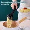 Food Clip Egg Whisk Blender Bread Clip Manual 2 In 1 Handheld Egg Beater Multifunctional Kitchen Tool for Cooking Salads Mixing Gripping Stirring