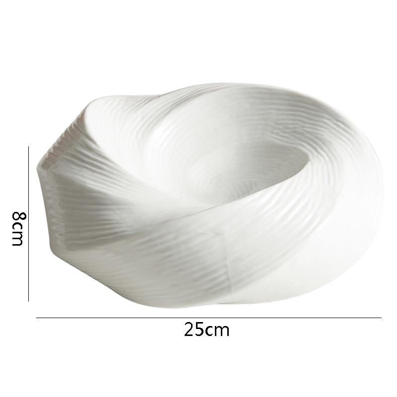 Нестандартная керамическая обеденная тарелка, десертная тарелка для ресторана, тарелка для закусок, толстые суповые тарелки, кухонные тарелки, однотонная столовая посуда для отелей