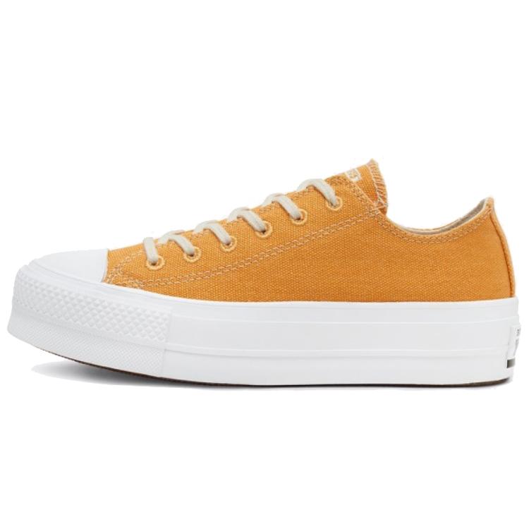 Кеды Chuck Taylor All Star Wmns Renew Cotton Converse на платформе низкие 'Sunflower Gold' Женские 567104C