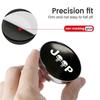 For Jeep 4pcs 56mm 60mm Car Wheel Center Caps Hubcap Cover Cherokee Wrangler JK Gladiator Compass Renegade Patriot AMO1