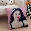 Sweet Korean Singer Beautiful Actress IIU Cushion Cover Throw Pillow Cover Hidden Button Durable Polyester Chair Cushion