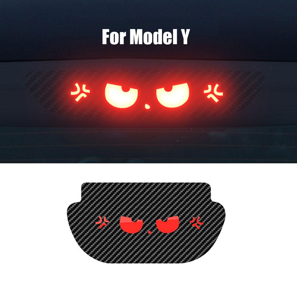 Для Tesla Model 3 Model Y High Mount Stop Light Projection Board ПВХ Мягкая доска Stop Light Patch Простая установка Аксессуары