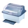 Utensil Dish Drying Rack Well Organization Dish Bowl Drainer Storage Box with Lid Cover for Home