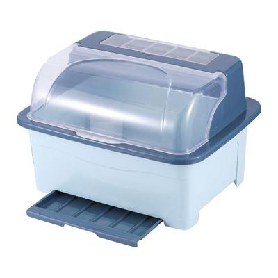 Стойка для сушки посуды, ящик для хранения посуды с крышкой для дома