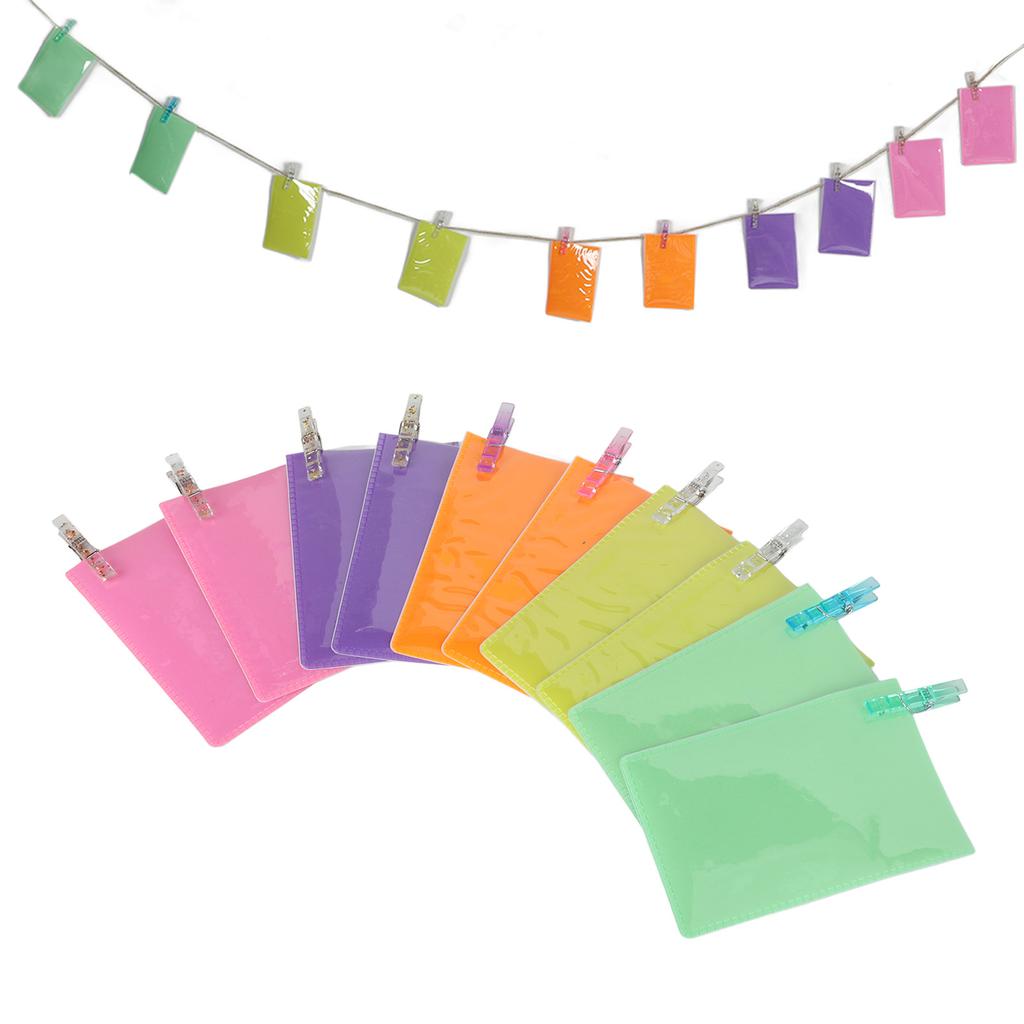 10Pcs Picture Frame Color Tape with Gum Photo Frame Color Creativity for Instant Camera Mini 3 Inch Album