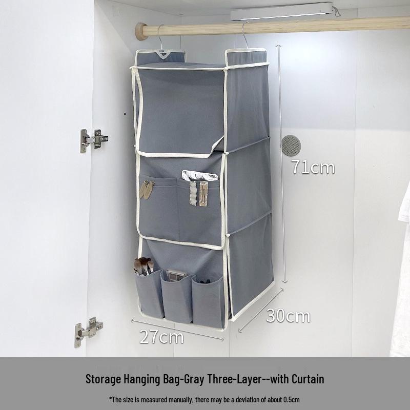 Multi-Layer Hanging Wardrobe Organizer for Clothes Storage