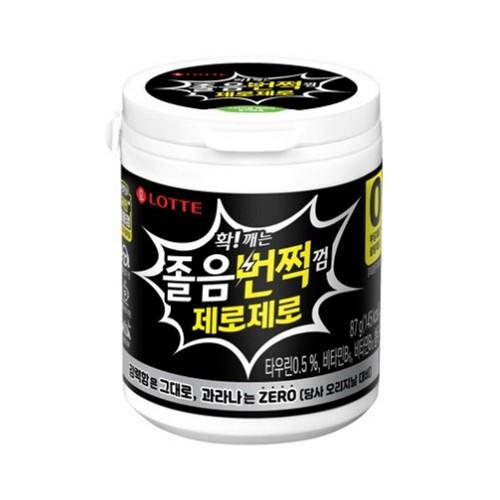 lotte Refreshing Mint Gum Zerozero Bottle 87G
