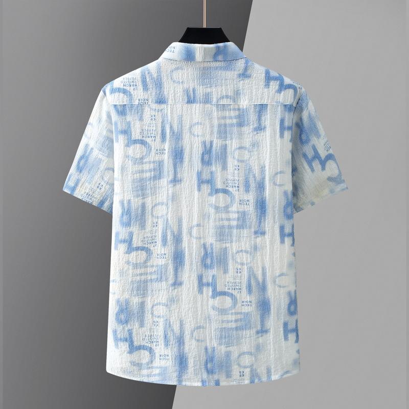 Мужская рубашка оверсайз, летняя мода, большие размеры 4XL-11XL, повседневные рубашки с короткими рукавами для мужчин, топы