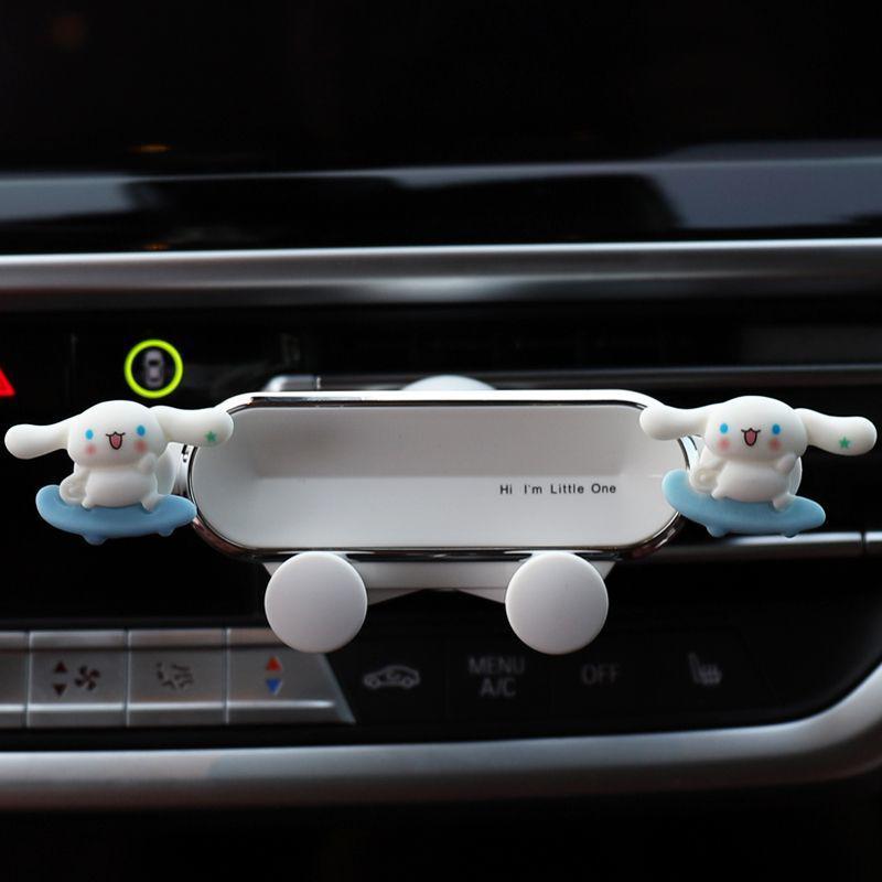 Милый держатель для телефона на вентиляционное отверстие автомобиля в виде девочки-утки