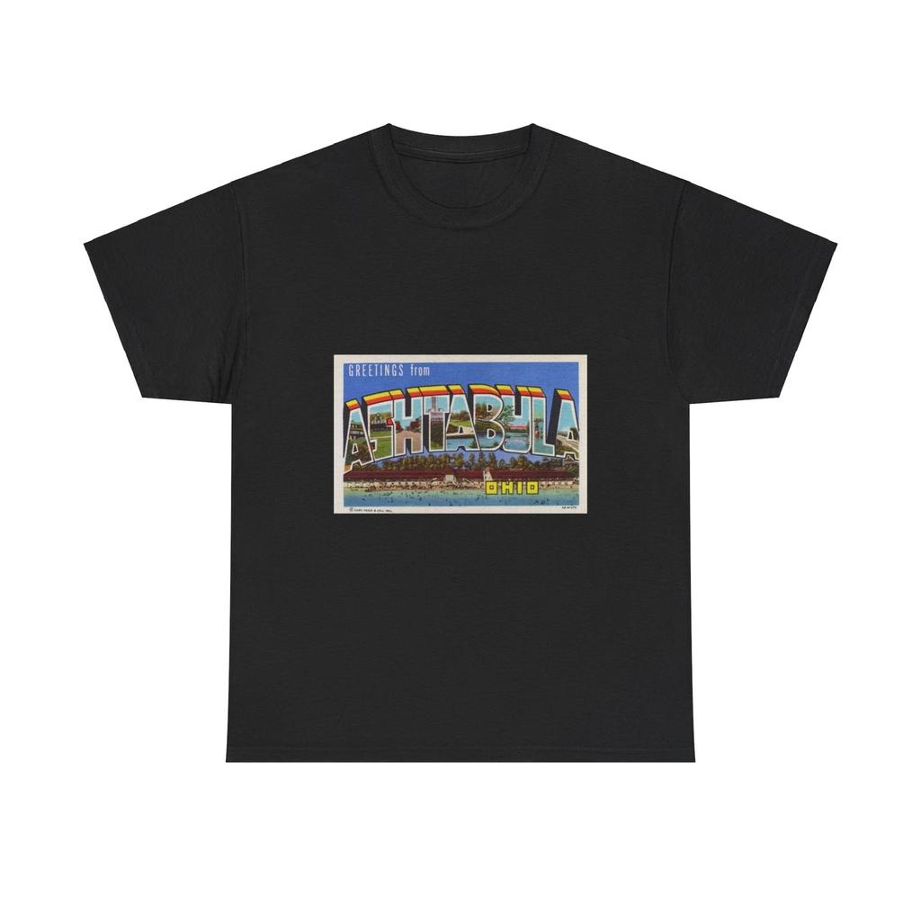 Greetings from Ashtabula Ohio (Greeting Postcards) T shirt