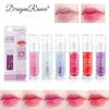 Ice Translucent Lip Gloss with Fine Sparkling Pearl Moisturizing Dye Lip Gloss Lip Gloss Oil Lipstick Base Warm Change Lip Gloss