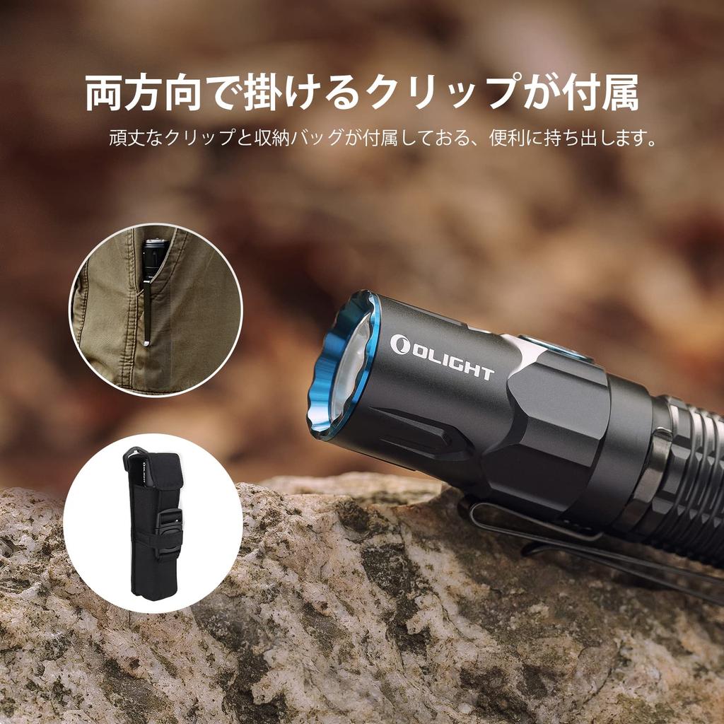Фонарик OLIGHT WARRIOR 3S, 2300 люмен, тактический фонарь, светодиодный фонарик, мощный, самый сильный рабочий фонарь для использования вне помещений, сертификация PSE, водонепроницаемый IPX8
