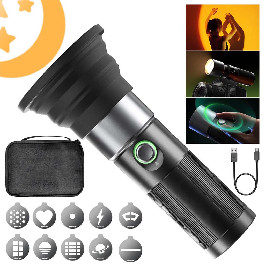 Фонарик фотографа для создания атмосферы на фотографиях; свадебная четырехцветная фотография.