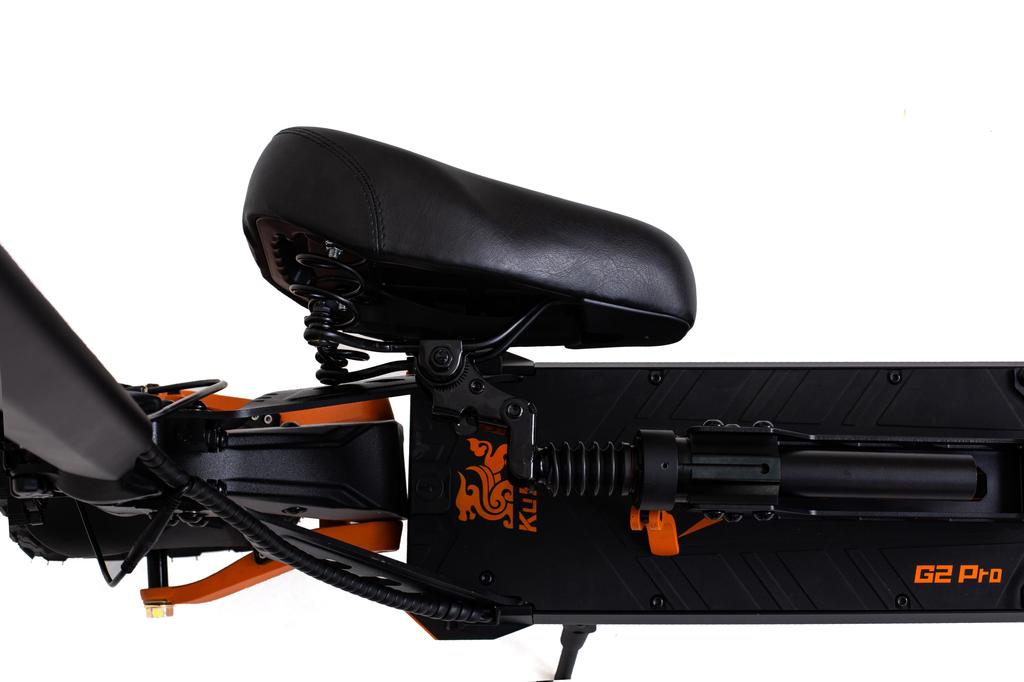 KuKirin Электросамокат G2 Pro с сиденьем для взрослых 600 Вт 48 В 15,6 Ач Городской электросамокат 9,0x3,0-дюймовые бескамерные вакуумные шины Складной электросамокат