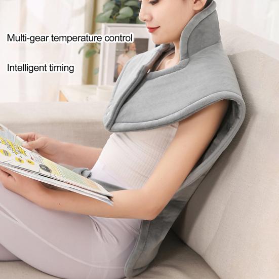 Электрическая грелка с автоматическим выключением, розетка США, регулируемые кнопки, подогрев плеч, шеи, спины, 9 скоростей, регулировка температуры, управление одной кнопкой, грелка