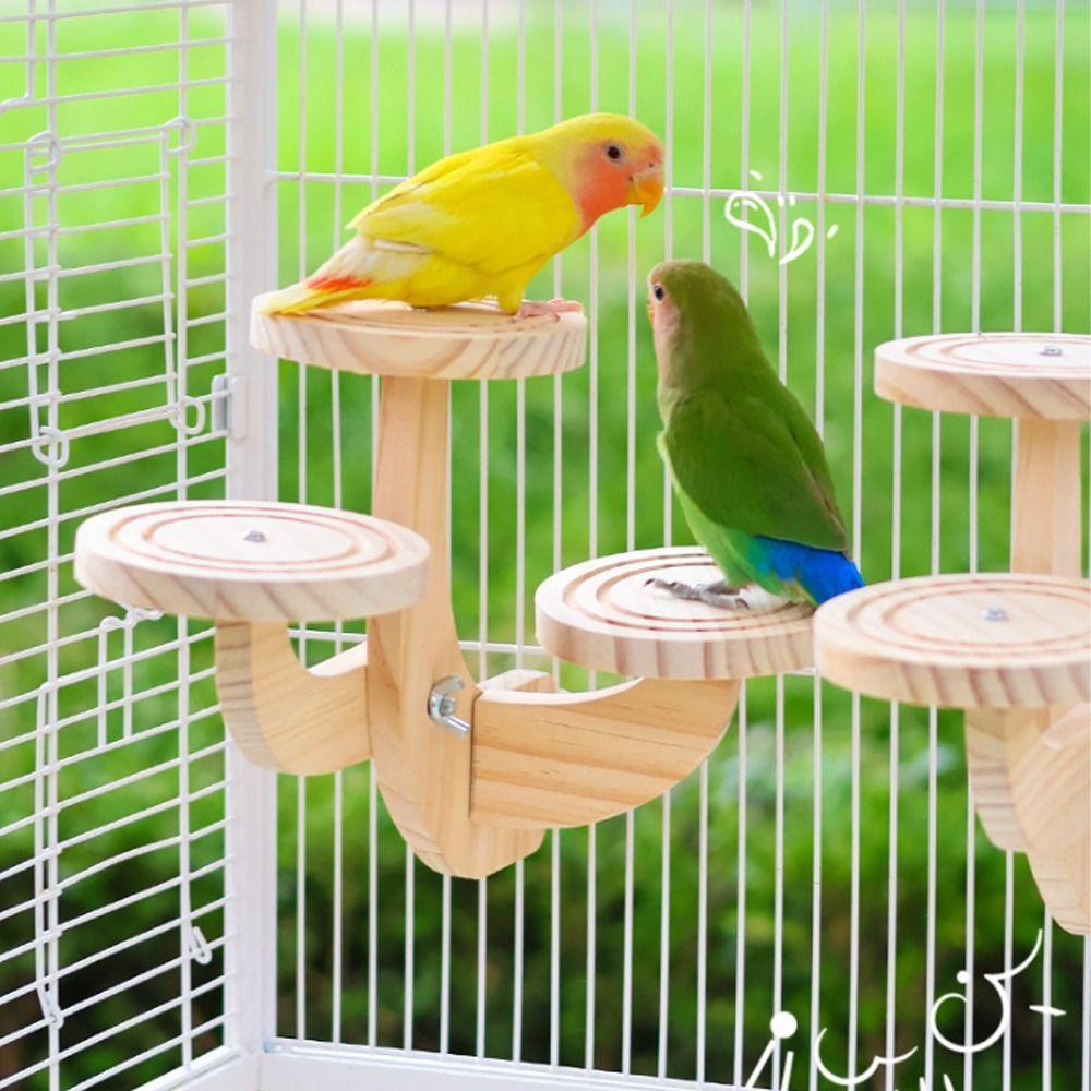 Wear Resistant Parrot Play Rack Bite Resistant Bird Training Stand Parrot Cage