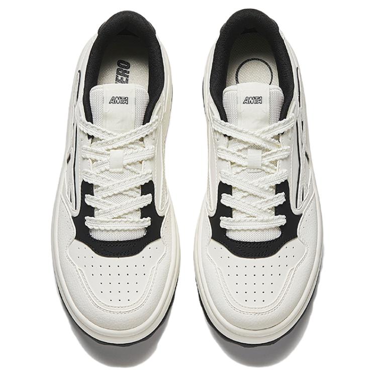 Anta Simple Versatile Sunny Wind 1 Cushioning Low-Top Sneakers Women Sneakers White 122538035-2