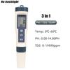 4 in 1 PH Meter PH/TDS/EC/Temperature Meter Digital Water Quality Monitor Tester for Pools Drinking Water Aquariums