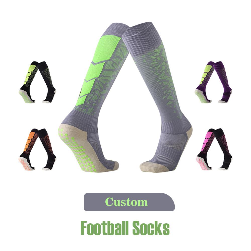 REMOULD Long Grip Non-slip Sports Socks Football Soccer Custom Non-slip Anti-slip Soccer Socks Custom