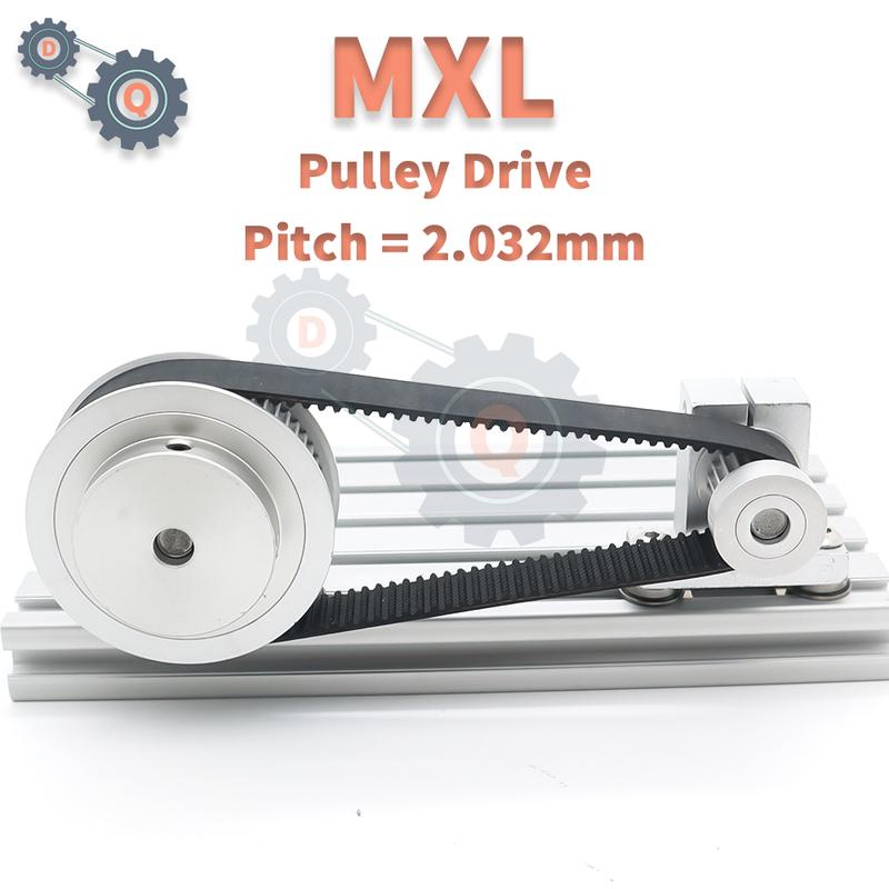 B134MXL To B192MXL MXL Timing Belt Tooth Pitch 2.032mm MXL Rubber Belt Width 4.8/6/10/12.7mm MXL Belt For CNC Synchronous Belt