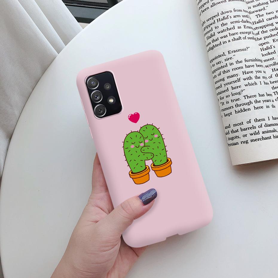 For Samsung A52 Case Silicon Soft Cute Back Cover Bumper Funda For Samsung Galaxy A52 5G GalaxyA52 A 52 2021 SM-A526B Case Coque