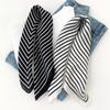 French sweet polka dot silk square scarf women's new spring and summer decorative mulberry silk scarf sun protection striped scarf scarf