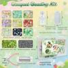 Beginner Friendly DIY Beaded Plants Green Series Color Jewelry Making Kit  Jewelry Making