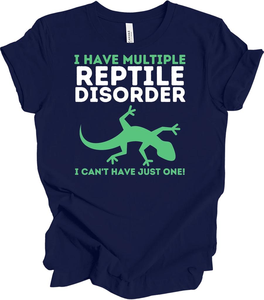Funny Reptile Lover Shirt - Multiple Reptile Disorder Lizard Gecko Pet Gift
