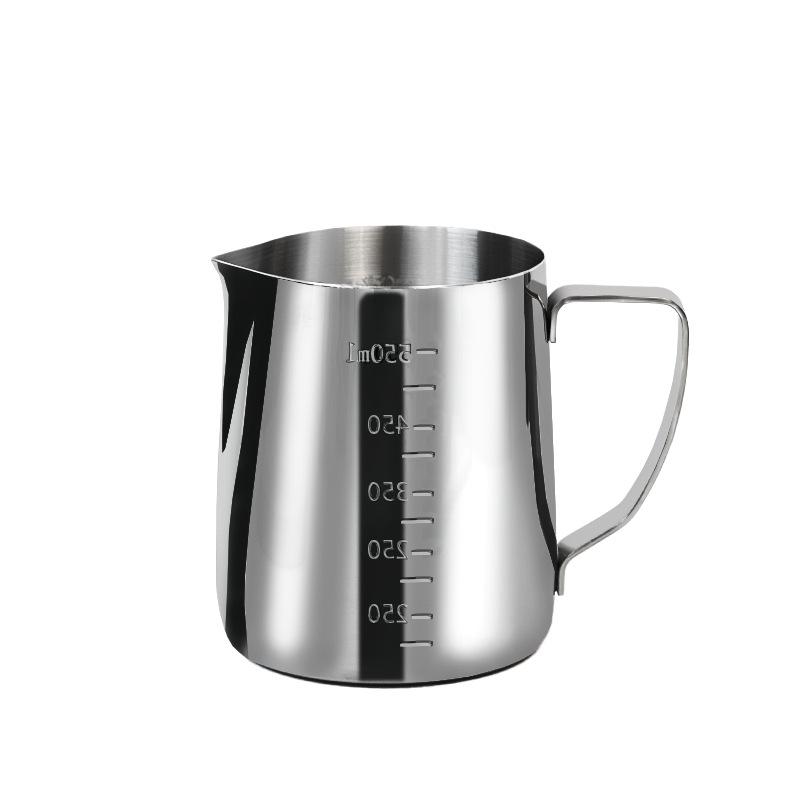 Утолщенный питчер для латте-арта со шкалой - Кувшин для вспенивания молока для кофе и плавления воска