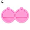 Casting Mould Jewelry Crafts DIY Earrings Mold Epoxy Resin Mold Keychain Pendant Silicone Mold