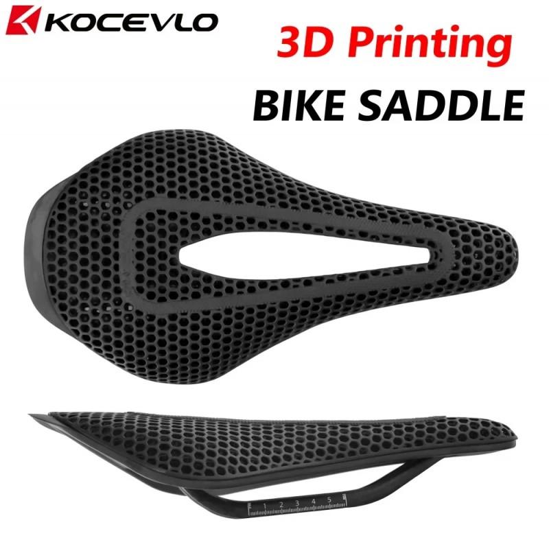 KOCEVLO F1 3D Printed Carbon Fiber Hollow Bicycle Saddle Comfortable Breathable Road Bike Seat