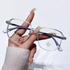 Women'S Retro Ultra-Light Square Reading Glasses Men'S New Fashion Large Frame High-Definition Lenses Presbyopia Glasses