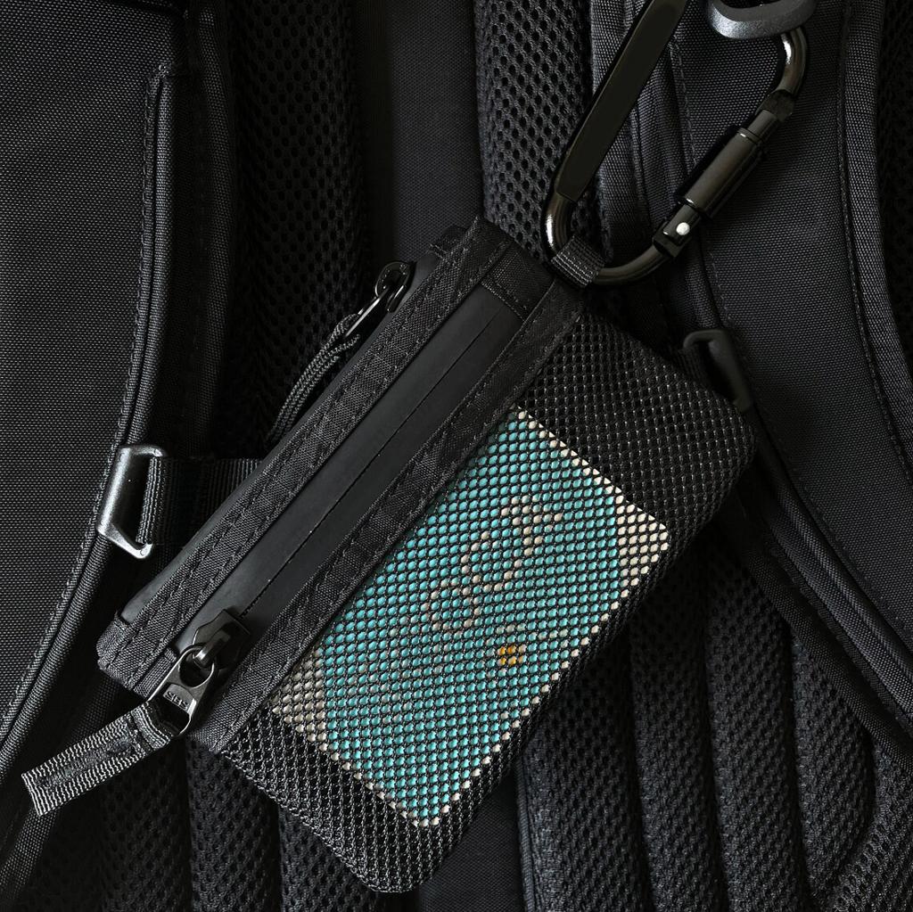 Минималистичная сумочка RFID Защита от кражи Держатель для карт Водонепроницаемый Прочный нейлон Мужской уличный дорожный спортивный кошелек с альпинистской пряжкой